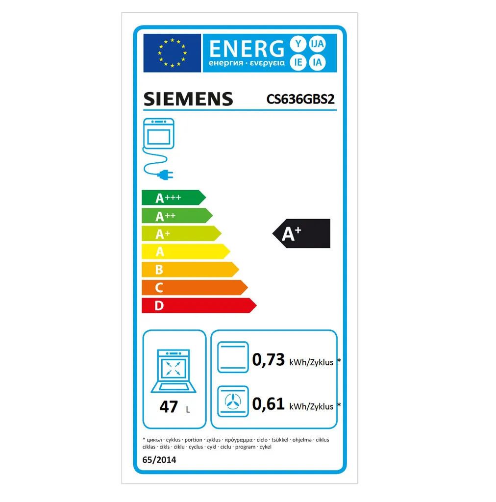 Siemens CS636GBS2 Kompaktdampfbackofen Ed A+ 14 Siemens CS636GBS2 Kompaktdampfbackofen Ed A+ - Image 12