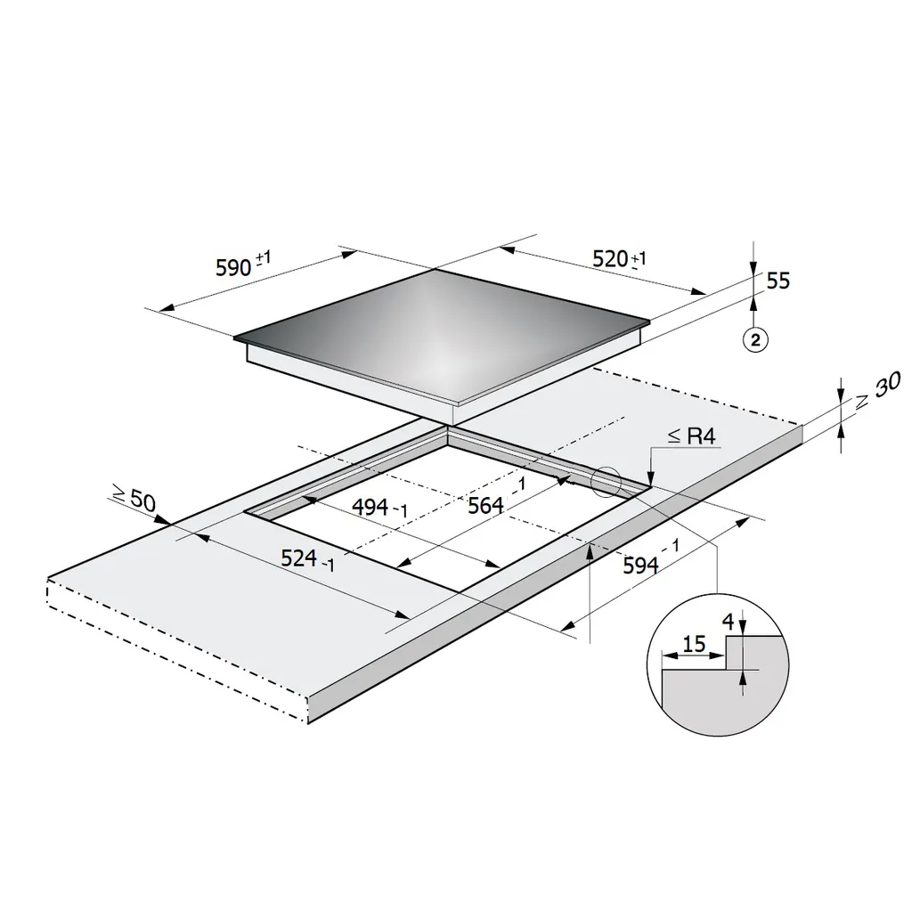 PKM Induktionskochfeld Einbaukochfeld Kochplatte Touch Control Autark IN4-S 3 PKM Induktionskochfeld Einbaukochfeld Kochplatte Touch Control Autark IN4-S