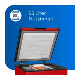 Exquisit Gefriertruhe GT100-330E Rot | 96 L Nutzinhalt | Rot -Angebote Herd Liebe Store 02d034ff4347a2c44cb0a47f732fdb5e