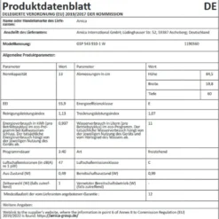 Amica GSP 543 910 W Stand-Geschirrspüler - 60 Cm, Weiß 7 Amica GSP 543 910 W Stand-Geschirrspüler - 60 Cm, Weiß -Angebote Herd Liebe Store 0405d152485914d1c5c2bc0109c40a9f