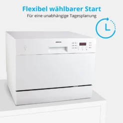 MEDION Tischgeschirrspüler (6 Gedecke Fassungsvermögen, 6 Reinigungsprogramme, ECO Programm, LED Anzeige, 51 DB, MD37210) -Angebote Herd Liebe Store 0409c7d4d6f95651530eb5d927a0f39b