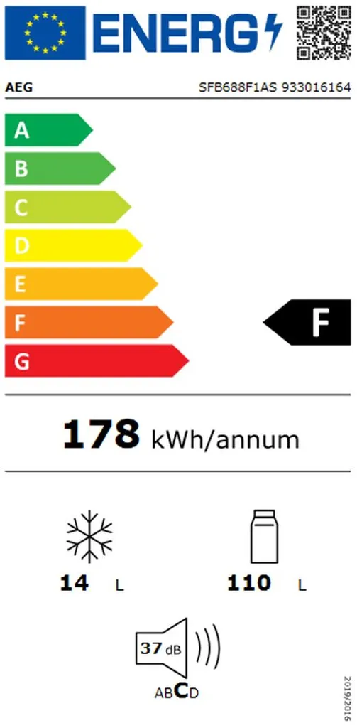 AEG - SFB688F1AS - Einbau-Kühlschrank Mit Gefrierfach - Schlepptür-Technik 5 AEG - SFB688F1AS - Einbau-Kühlschrank Mit Gefrierfach - Schlepptür-Technik - Image 3