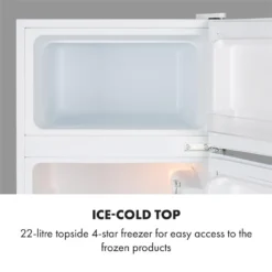 Klarstein Big Daddy Cool Kühl-Gefrier-Kombination , Fassungsvermögen: 87 Liter , Kühlschrank: 61 Liter , Gefrierschrank: 26 Liter , 2 Ebenen , Freezer-on-Top , Crisper-Fach Für Gemüse , Flaschenfach Bis 2 Liter , Weiß 15 Klarstein Big Daddy Cool Kühl-Gefrier-Kombination , Fassungsvermögen: 87 Liter , Kühlschrank: 61 Liter , Gefrierschrank: 26 Liter , 2 Ebenen , Freezer-on-Top , Crisper-Fach Für Gemüse , Flaschenfach Bis 2 Liter , Weiß -Angebote Herd Liebe Store 05e304d557e5978f01bd419a483f95e1