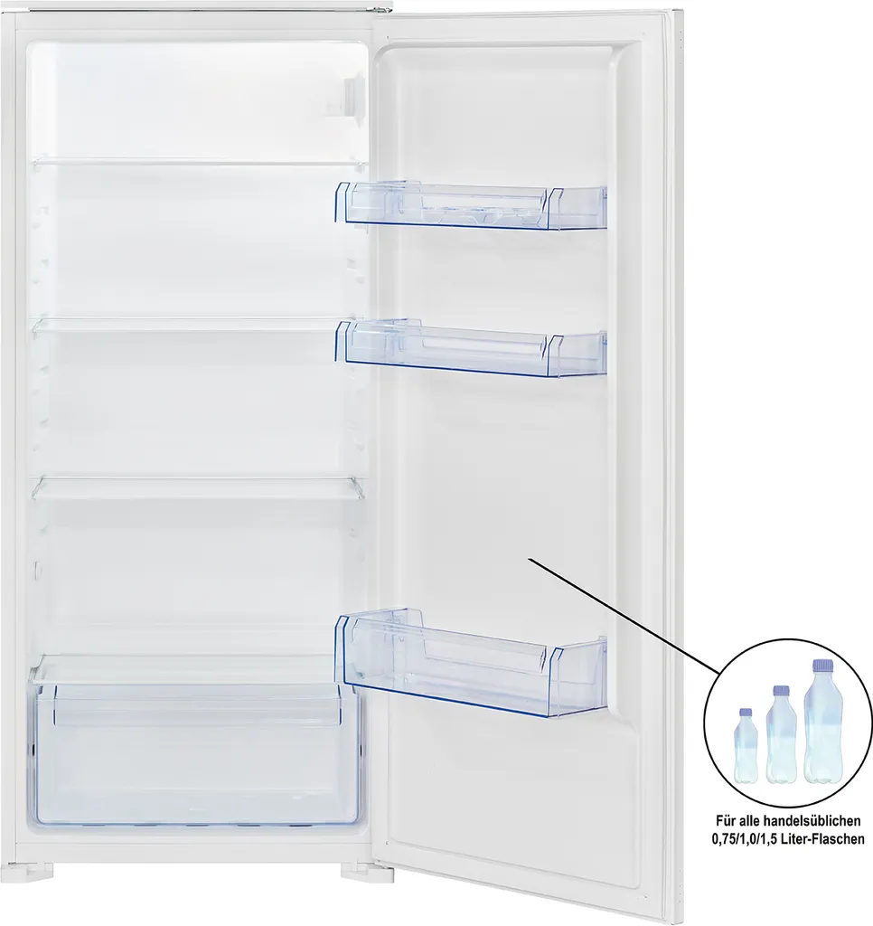 Bomann Einbau-Vollraumkühlschrank VSE 7806.1, 199 Liter, LED-Innenraumbeleuchtung, Schnellkühlfunktion, SMART Funktion, Weiß 5 Bomann Einbau-Vollraumkühlschrank VSE 7806.1, 199 Liter, LED-Innenraumbeleuchtung, Schnellkühlfunktion, SMART Funktion, Weiß - Image 3