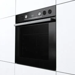 Gorenje Black Set 4 PYROLYSE Einbauherd - Set Mit Glaskeramik-Kochfeld Mit Edelstahlrahmen - 77L XXL Volumen - GentleClose - AirFry - PizzaMode - ChildLock - PerfectGrill - Teleskopauszüge - Schwarz -Angebote Herd Liebe Store 08d41c3fb1ffd46dfb3d803b8972957e