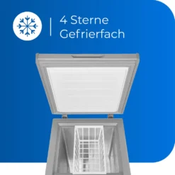 Exquisit Gefriertruhe GT100-330E Silber | 96 L Nutzinhalt | Silber -Angebote Herd Liebe Store 0b27b483b8460a93412dd1ff1ee39962