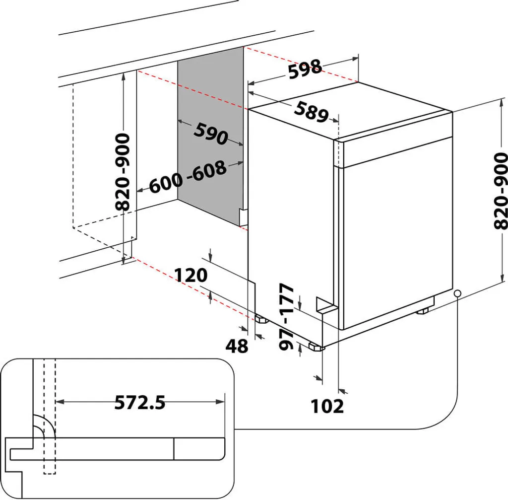 Bauknecht BUO 3O41 PLT X Unterbau-Geschirrspüler 60 Cm /14 Maßgedecke /10 Standardprogramme Und 1 Sensorprogramm/PowerClean/ActiveDry/Besteckschublade/Vollwasserschutz 19 Bauknecht BUO 3O41 PLT X Unterbau-Geschirrspüler 60 Cm /14 Maßgedecke /10 Standardprogramme Und 1 Sensorprogramm/PowerClean/ActiveDry/Besteckschublade/Vollwasserschutz - Image 17