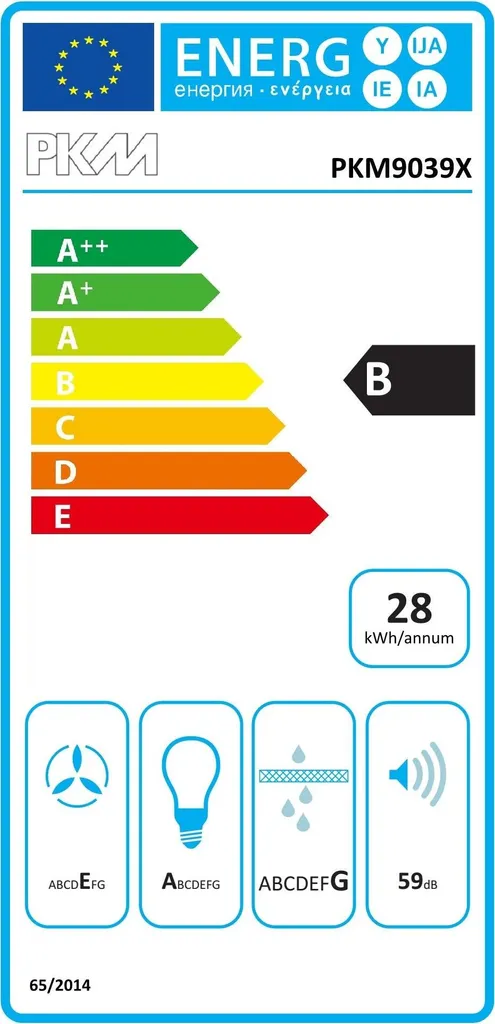 PKM Dunstabzugshaube Mit Randabsaugung Kopffreihaube 9039X Glas Schwarz 60 Cm 20 PKM Dunstabzugshaube Mit Randabsaugung Kopffreihaube 9039X Glas Schwarz 60 Cm - Image 18