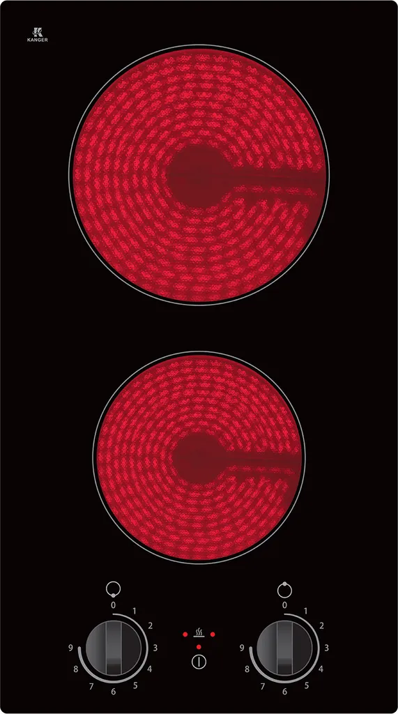 PKM Glaskeramik-Doppelkochplatte Kochfeld EB-GK2KG Rahmenlos 29 X 52cm 3 PKM Glaskeramik-Doppelkochplatte Kochfeld EB-GK2KG Rahmenlos 29 X 52cm