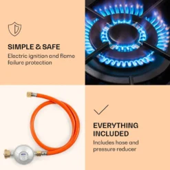 Klarstein Alchemist Gaskochfeld . Wokbrenner Aus Aluminium , Inklusive Schlauch Und Druckminderer , Elektrische Zündung , Für Flüssig- Oder Erdgas , Glaskeramik 12 Klarstein Alchemist Gaskochfeld . Wokbrenner Aus Aluminium , Inklusive Schlauch Und Druckminderer , Elektrische Zündung , Für Flüssig- Oder Erdgas , Glaskeramik -Angebote Herd Liebe Store 1086b49e0619145b270ef09113294e1b