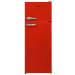 Telefunken KTFK212ER2 Retro Kühl-Gefrier-Kombination / 171 L Kühlschrank / 42 L Gefrierschrank / 177 KWh/Jahr / Retro Look / Temperaturregelung / Abtauautomatik / Rot -Angebote Herd Liebe Store 10a69b29fe3b89fd32944b42a00b1725