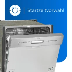 Exquisit Einbaugeschirrspüler EGSP6012-EB-030E Inox | Teilintegriert | 12 Gedecke | Inox 12 Exquisit Einbaugeschirrspüler EGSP6012-EB-030E Inox | Teilintegriert | 12 Gedecke | Inox -Angebote Herd Liebe Store 123d164129681b1231f1407f63b87738