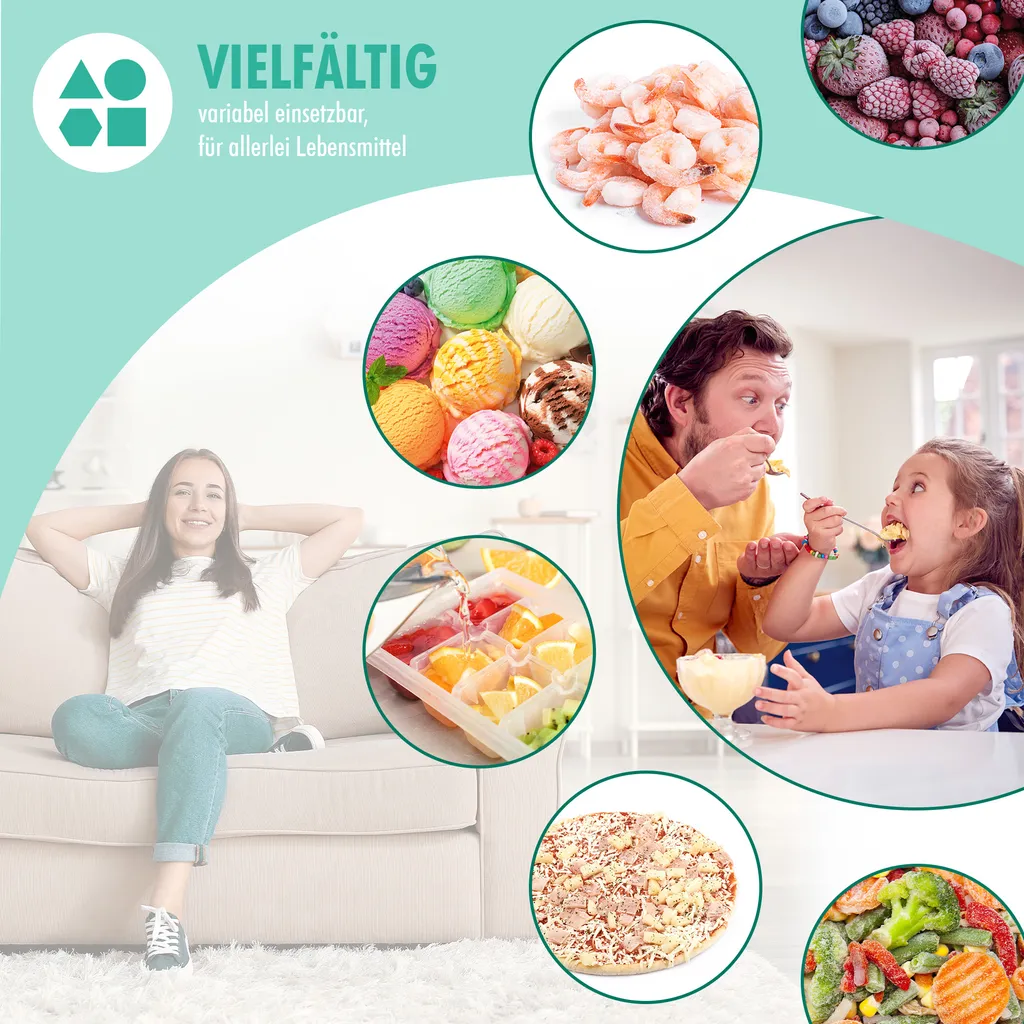 Bomann® Gefrierschrank Nofrost Freistehender 194 Liter Nutzinhalt, Total No Frost - Nie Wieder Abtauen - Schnellgefrierfunktion U. MultiAirflow-System, Türanschlag Wechselbar - GS 7326.1 Weiß 8 Bomann® Gefrierschrank Nofrost Freistehender 194 Liter Nutzinhalt, Total No Frost - Nie Wieder Abtauen - Schnellgefrierfunktion U. MultiAirflow-System, Türanschlag Wechselbar - GS 7326.1 Weiß - Image 6