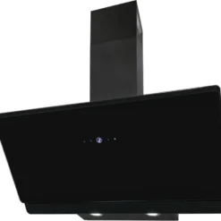 Exquisit KFD 80-8 Kopffrei-Dunstabzugshaube | Glasschirm | LED-Beleuchtung | Schwarz