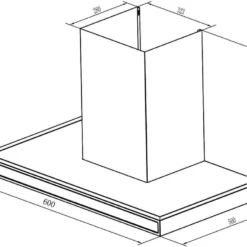 PKM Dunstabzugshaube Wandhaube Wandesse 8060GZ Edelstahl Mit Glasfront 60 Cm -Angebote Herd Liebe Store 13c9811394fed032b92b718d40488080