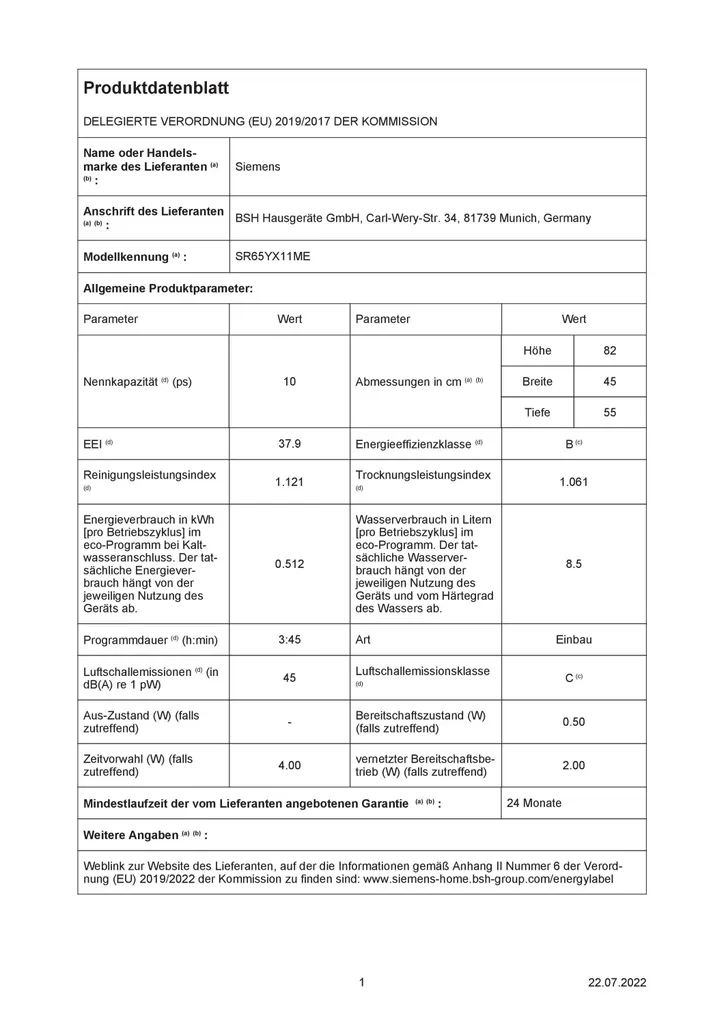 Siemens SR65YX11ME IQ500 Smarter Geschirrspüler Vollintegriert, 45 Cm Breit, Besteckschublade, Zeolith Trocknen, VarioSpeed Plus On Demand Der Spül-Turbo, IntensivZone Mit Starkem Sprühdruck 16 Siemens SR65YX11ME IQ500 Smarter Geschirrspüler Vollintegriert, 45 Cm Breit, Besteckschublade, Zeolith Trocknen, VarioSpeed Plus On Demand Der Spül-Turbo, IntensivZone Mit Starkem Sprühdruck - Image 14