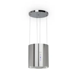 Klarstein Inselhaube Dunstabzugshaube 35 Cm - Insel Abzugshaube 190 W - Dunstabzugshaube Umluft In 3 Stufen - 560 M³/h Umluftleistung - Deckenhaube - Edelstahl - Silber Abzugshaube Abluft Haube Umluft Dunstabzug Einbau Umlufthaube Inselabzugshaube