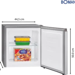 Bomann® Gefrierschrank, 34L Nutzinhalt, Mini Gefrierschrank Mit Herausnehmbarer Glasablage, Gefrierschrank Mit Wechselbarem Türanschlag & Stufenloser Temperaturreglung - GB 7246 Inox -Angebote Herd Liebe Store 17a437eba7470f328e48844fad2697b9