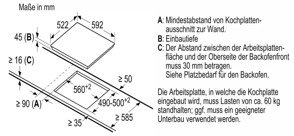 Bosch PKE611BB2E Ceranfeld 60cm SCHOTT CERAN® Kochfeld Rahmenlos 7 Bosch PKE611BB2E Ceranfeld 60cm SCHOTT CERAN® Kochfeld Rahmenlos - Image 5