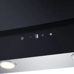 Kopffreie Dunstabzugshaube 320W 60cm VIESTA DH600XE Inkl. Aktivkohlefilter Für Abluft & Umluft, Edelstahl-Schwarzglas Kopffreihaube Wandhaube Mit Touch Control, LED -Angebote Herd Liebe Store 18567351f507c781e5ef9d9507d26c78