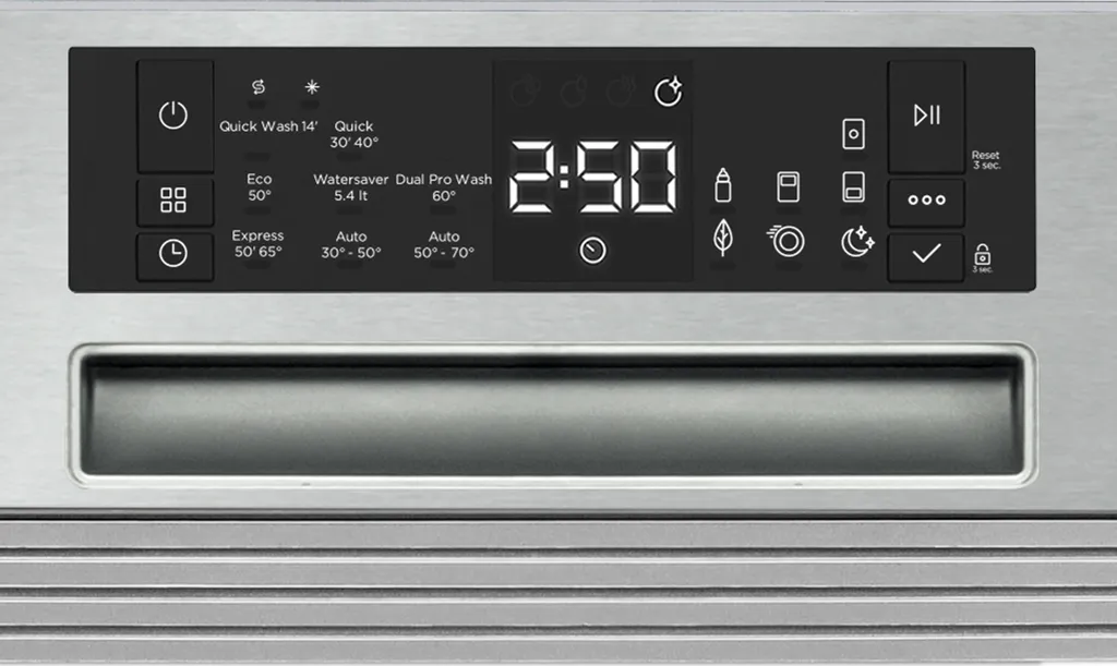 Sharp QW-NA25S44BI-DE Teilintegrierbarer Geschirrspüler, 60 Cm 5 Sharp QW-NA25S44BI-DE Teilintegrierbarer Geschirrspüler, 60 Cm - Image 3