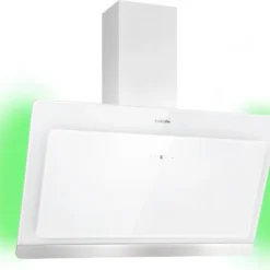 Klarstein Aurora Eco 90 Dunstabzugshaube 90 Cm , Abluftleistung: 550 M³/h , Kopffrei , Ambientelicht , EEC A+