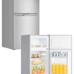 PKM Kühl-Gefrierkombination Kühlschrank GK88 IX Inox Design 85cm 84L -Angebote Herd Liebe Store 1fa59946a1746c519bf70afbd55a803a
