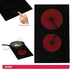 Simfer 30 Cm Glaskeramikkochfeld BIH 3025, Autarkes Elektro-Kochfeld, Glaskeramikkochfeld - 2 Kochzonen, 9 Leistungsstufen, Touch-Bedienung, Restwärmeanzeige, Kindersicherung, Rahmenlos 11 Simfer 30 Cm Glaskeramikkochfeld BIH 3025, Autarkes Elektro-Kochfeld, Glaskeramikkochfeld - 2 Kochzonen, 9 Leistungsstufen, Touch-Bedienung, Restwärmeanzeige, Kindersicherung, Rahmenlos -Angebote Herd Liebe Store 20bce9b3d1a05adab42f572babca0ffd