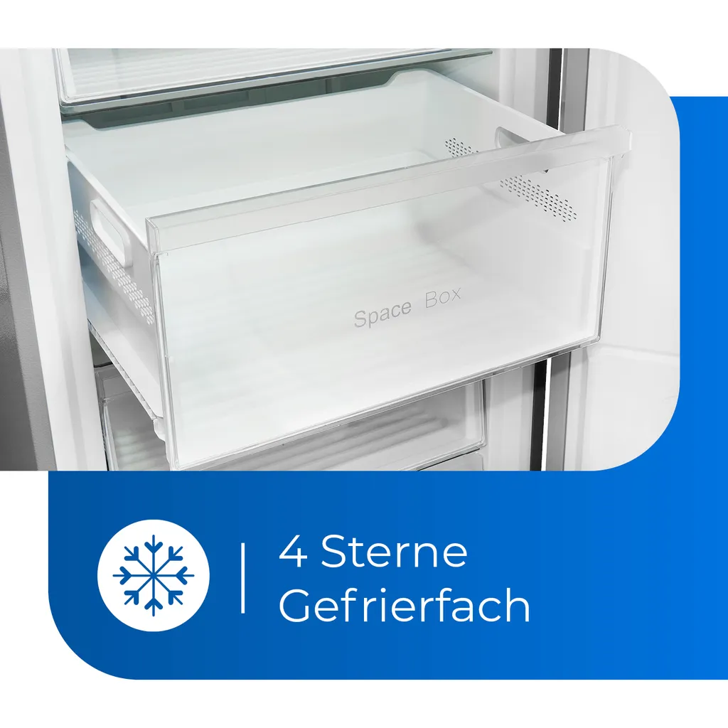 Exquisit Gefrierschrank GS380-NF-H-050E Weiss | 380 L Nutzinhalt | Weiß 7 Exquisit Gefrierschrank GS380-NF-H-050E Weiss | 380 L Nutzinhalt | Weiß - Image 5