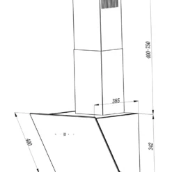 Dunstabzugshaube 60cm Wandhaube Schräghaube Weiß Kopffrei LED Umluft Respekta -Angebote Herd Liebe Store 21ab0fca40b03e5379e088a26f7fb822