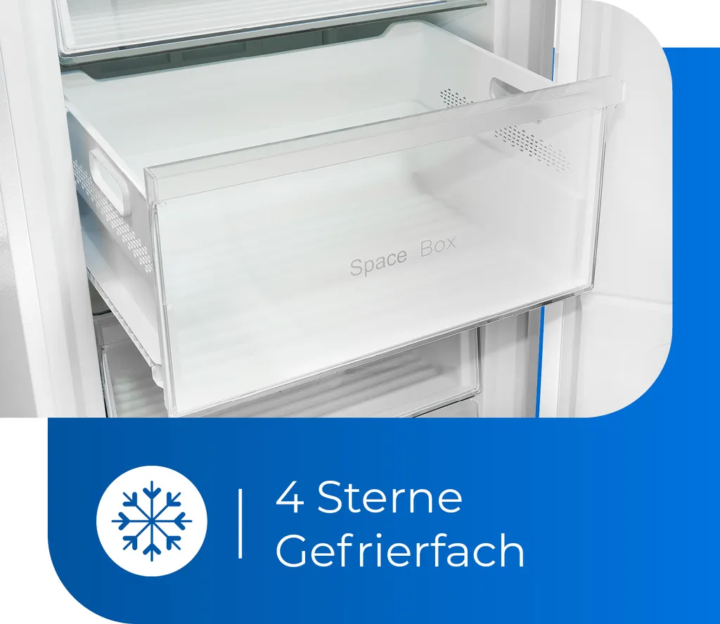 Exquisit Gefrierschrank GS380-NF-H-050E Inoxlook | 380 L Nutzinhalt | Edelstahloptik 7 Exquisit Gefrierschrank GS380-NF-H-050E Inoxlook | 380 L Nutzinhalt | Edelstahloptik - Image 5