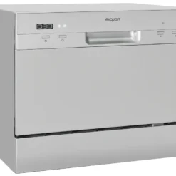 Exqusit Geschirrspüler GSP206-030F Silber | Standgerät, Tischgerät | 6 Maßgedecke | Silber