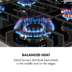 Klarstein Ignito 4 Zonen Gaskochfeld - 4-flammig Aus Glaskeramik, New Edition, Autark, 60cm, Sabaf-Brenner, Erdgas/Propangas, Sicher Mit Abschaltautomatik, Topfträger Aus Gusseisen, Einbau, Schwarz -Angebote Herd Liebe Store 23ddd8f3b59984d91176eaa5df8be162