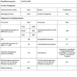 Siemens IQ300 KS36VVWEP Kühlschränke - Weiß -Angebote Herd Liebe Store 23ea6642b44c207b3df26c9844a1df89