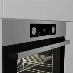 Gorenje BOS 6737 E13X Einbau-Backofen / 77 Liter/Heißluft/ExtraSteam/GentleClose & Open/EcoClean/Air Fry/PizzaMode/PerfectGrill/Teleskopauszüge/Inox-Look, Grau -Angebote Herd Liebe Store 2476504a3c2b0d4680d107b2d1817cd4