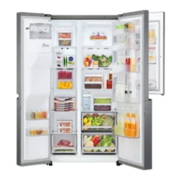 LG Side-by-Side Kühlschrank GSJV31DSXF Total No Frost Kühl-/Gefrierkombination - 634 Liter, Graphit -Angebote Herd Liebe Store 248032b3327dd61c94fac5a24b146bd4