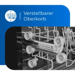 Exquisit Geschirrspüler GSP6312-030D Schwarz | Auto-Door-Open | 12 Maßgedecke | 6 Programme | LED-Anzeige | Startzeitvorwahl | Tassenablage | Höhenverstellbarer Oberkorb | Wasserenthärter -Angebote Herd Liebe Store 24a6d5ca6c98337167335c584d9bf21c