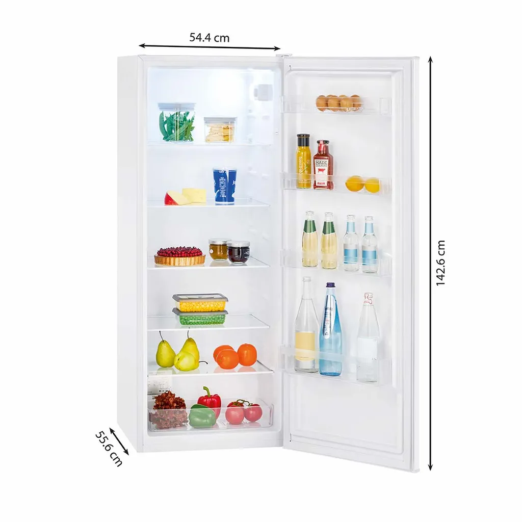 Bomann VS 7339 Vollraumkühlschrank, 242 Liter Nutzinhalt, Temperaturbereich: 0°C +8°C, Türanschlag Rechts, Wechselbar, Weiß 7 Bomann VS 7339 Vollraumkühlschrank, 242 Liter Nutzinhalt, Temperaturbereich: 0°C +8°C, Türanschlag Rechts, Wechselbar, Weiß - Image 5