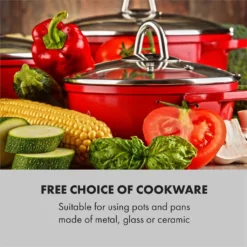 Klarstein Cookbuddy Doppelkochfeld , 2400W , Infrarot , Glaskeramik , Mobile Kochplatte , 2 X 18 Cm (Ø) Kochzone , 5 Temperaturstufen , Überhitzungsschutz , Elektrisch , Camping-Kochfeld , Edelstahl , Silber -Angebote Herd Liebe Store 24b0da9b28a8d9db5837c4770930ca31