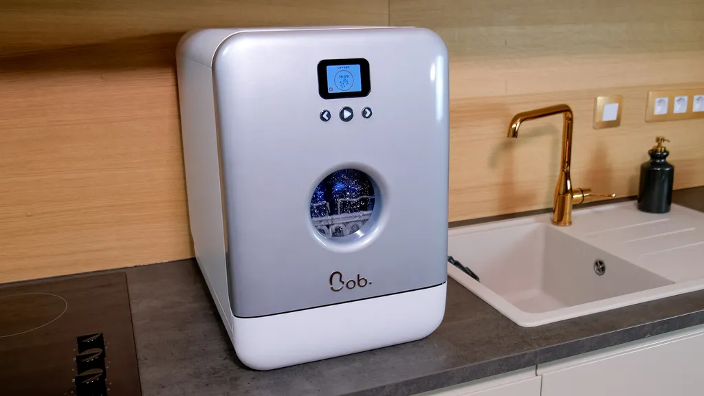 Bob Mini Geschirrspüler All-in-One Paket Grau Metallic (2 Gedecke, 2,9L Wasserverbrauch, Integrierter Tank, WiFi) Spülmaschine Geschirrspülmaschine 6 Bob Mini Geschirrspüler All-in-One Paket Grau Metallic (2 Gedecke, 2,9L Wasserverbrauch, Integrierter Tank, WiFi) Spülmaschine Geschirrspülmaschine - Image 4