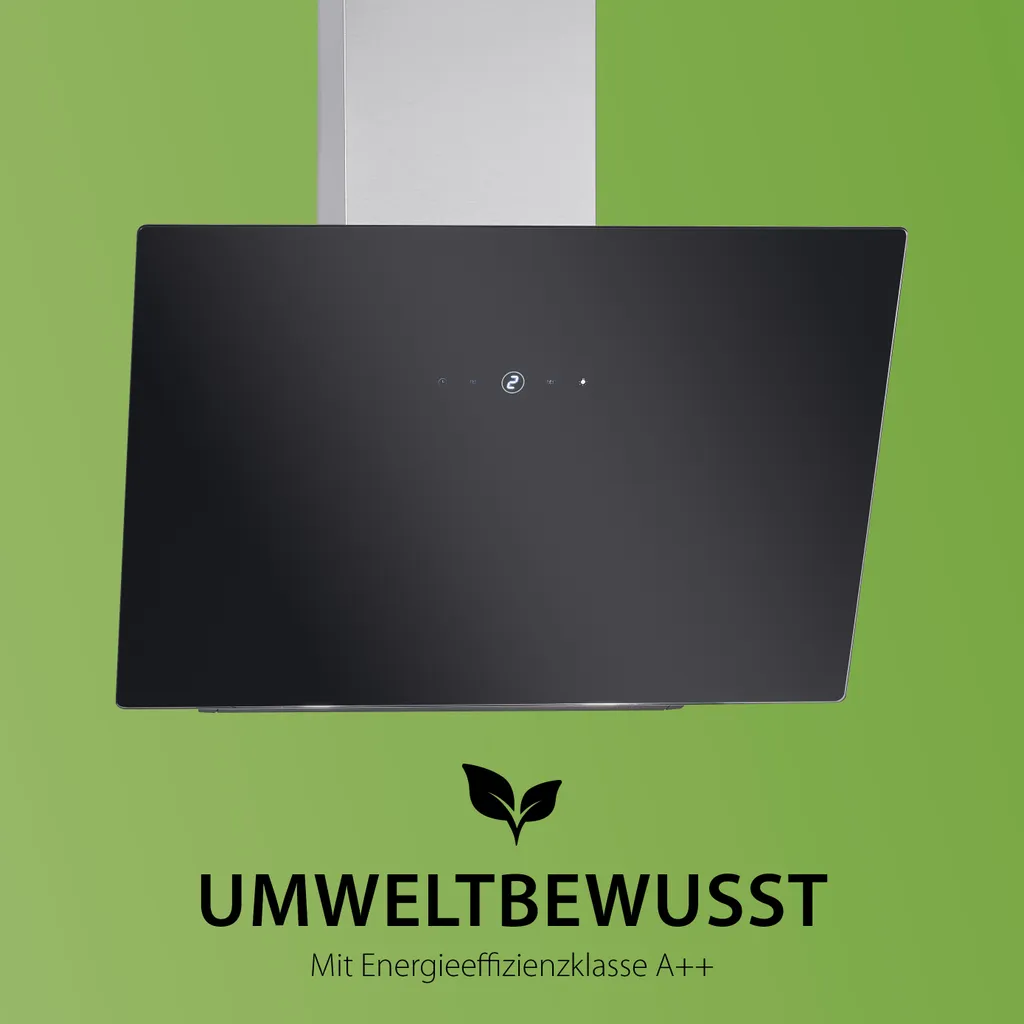 Bomann DU 7606.1 G Dunstabzugshaube 60 Cm Kopffreihaube, Bürstenloser DC-Motor Geräuscharm, Glas-Front, 9 Leistungsstufen, LED Beleuchtung, Inkl 5-lagiger Aluminium-Filter Abluftschlauch 4 Bomann DU 7606.1 G Dunstabzugshaube 60 Cm Kopffreihaube, Bürstenloser DC-Motor Geräuscharm, Glas-Front, 9 Leistungsstufen, LED Beleuchtung, Inkl 5-lagiger Aluminium-Filter Abluftschlauch - Image 2