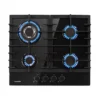 Klarstein Ignito 4 Zonen Gaskochfeld - 4-flammig Aus Glaskeramik, New Edition, Autark, 60cm, Sabaf-Brenner, Erdgas/Propangas, Sicher Mit Abschaltautomatik, Topfträger Aus Gusseisen, Einbau, Schwarz -Angebote Herd Liebe Store 26d00c12fa36adb972a0adb9e89f4e25