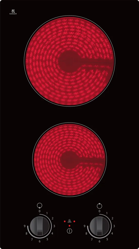 PKM Glaskeramik-Doppelkochplatte Kochfeld EB-GK2KG Rahmenlos 29 X 52cm 5 PKM Glaskeramik-Doppelkochplatte Kochfeld EB-GK2KG Rahmenlos 29 X 52cm - Image 3