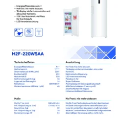 Haier H2F-220WSAA Gefrierschrank 22 Haier H2F-220WSAA Gefrierschrank -Angebote Herd Liebe Store 27c85b9f5fe67378f5ca3231cf192edd