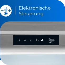 Exquisit Vollraumkühlschrank KS16-V-HE-011D Inoxlook | 134 L Nutzinhalt | Edelstahloptik -Angebote Herd Liebe Store 298f4ccc33e33a08efbd0777d3fbc0db