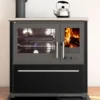 EEK A+ Küchenofen Holzherd Plamen 850 Schwarz, Linke Version - 8 KW Dauerbrandherd -Angebote Herd Liebe Store 2a4ed8dcb0d76433a33e9cf05f9e5652