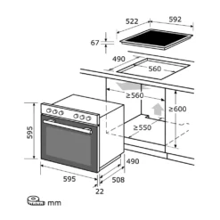 Exquisit EHE 185-1.2-Set Einbau-Herd Glaskeramikkochfeld | Ober-/Unterhitze | Inox -Angebote Herd Liebe Store 2b5409be3175968fa3a07cee7e7ef67a