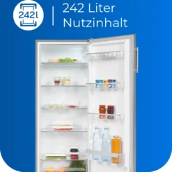 Exquisit Vollraumkühlschrank KS320-V-H-040E Inoxlook | 242 L Nutzinhalt | Edelstahloptik 12 Exquisit Vollraumkühlschrank KS320-V-H-040E Inoxlook | 242 L Nutzinhalt | Edelstahloptik -Angebote Herd Liebe Store 2be9eac5fa4d39898cecda74628a07fe