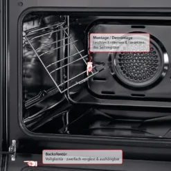 Bomann Einbau Elektroherd Set Schwarz, Backofen Set Mit Glaskeramik- Herdplatte Und 4 Kochplatten, Ofen Ober-/Unterhitze, Grill- Und Umluftfunktion Mit Ceranfeld, EHBC 7934 -Angebote Herd Liebe Store 2beb0913a54e8005f4b58676d01dc4a0