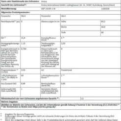 Amica GSP 14544 W Geschirrspüler / A -Angebote Herd Liebe Store 2c74710b4b70500ddb674d979a3c35f0